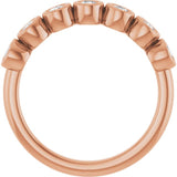 14K Rose 3/8 CTW Lab-Grown Diamond  Anniversary Band