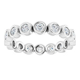 Platinum 1/2 CTW Lab-Grown Diamond  Eternity Band Size 5