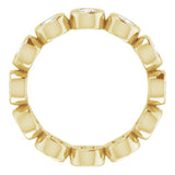 14K Yellow 1 CTW Lab-Grown Diamond  Eternity Band Size 5