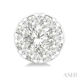 1/6 Ctw Lovebright Petite Round Shape Round Cut Diamond Fashion Stud Earring in 10K Yellow and White Gold