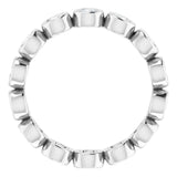 Platinum 9/10 CTW Lab-Grown Diamond  Eternity Band Size 6