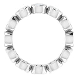 Platinum 1 1/6 CTW Lab-Grown Diamond  Eternity Band Size 5.5