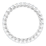 Platinum 7/8 CTW Lab-Grown Diamond  Eternity Band