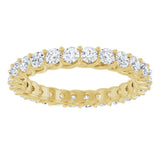 14K Yellow 1 3/8 CTW Lab-Grown Diamond  Eternity Band