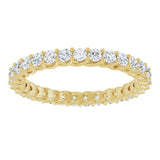 14K Yellow 3/4 CTW Natural Diamond Eternity Band