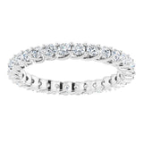14K White 3/4 CTW Natural Diamond Eternity Band