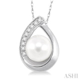 Pearl & Diamond Pendant