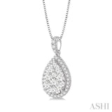 Pear Shape Lovebright Essential Diamond Pendant