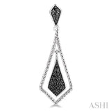 Silver Diamond Fashion Earrings