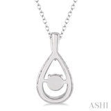 Silver Emotion Diamond Pendant