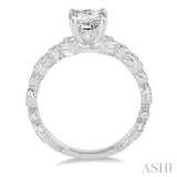 Light Weight Diamond Engagement Ring