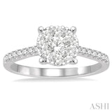 Lovebright Bridal Diamond Engagement Ring