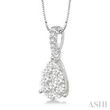 Pear Shape Lovebright Diamond Pendant