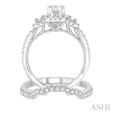 Past Present & Future Diamond Wedding Set