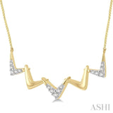 Diamond Zigzag Necklace