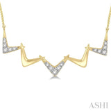 Diamond Zigzag Necklace