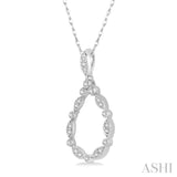 Drop Shape Diamond Fashion Pendant