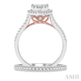 Pear Shape Lovebright Essential Diamond Wedding Set