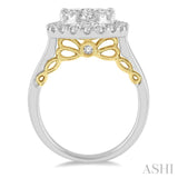 Oval Shape Lovebright Diamond Ring