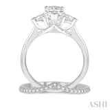 Pear Shape Diamond Wedding Set