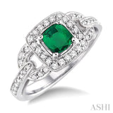 Gemstone & Diamond Ring