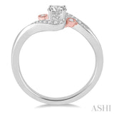 Light Weight Diamond Engagement Ring