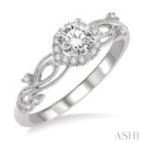 Semi-Mount Diamond Engagement Ring