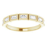 Bezel-Set Anniversary Band