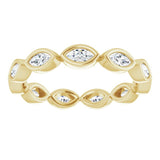 Bezel-Set Eternity Band
