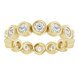 Bezel-Set Eternity Band