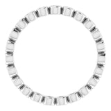 Bezel-Set Eternity Band