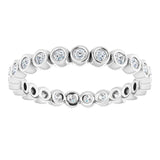 Bezel-Set Eternity Band