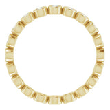 Bezel-Set Eternity Band