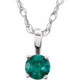 Youth Birthstone Necklace Or Pendant