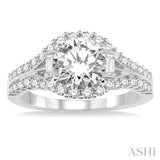 Semi-Mount Diamond Engagement Ring