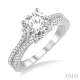 Semi-Mount Diamond Engagement Ring