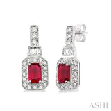 Gemstone & Diamond Earrings