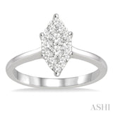 Marquise Shape Lovebright Diamond Ring