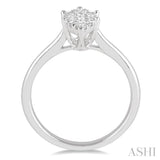 Marquise Shape Lovebright Diamond Ring