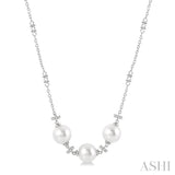 Pearl & Diamond Necklace