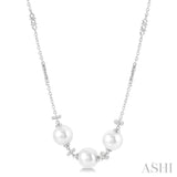 Pearl & Diamond Necklace