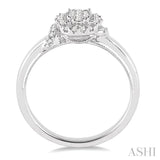 Oval Shape Lovebright Bridal Diamond Engagement Ring