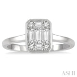 Bezel Set Fusion Diamond Ring