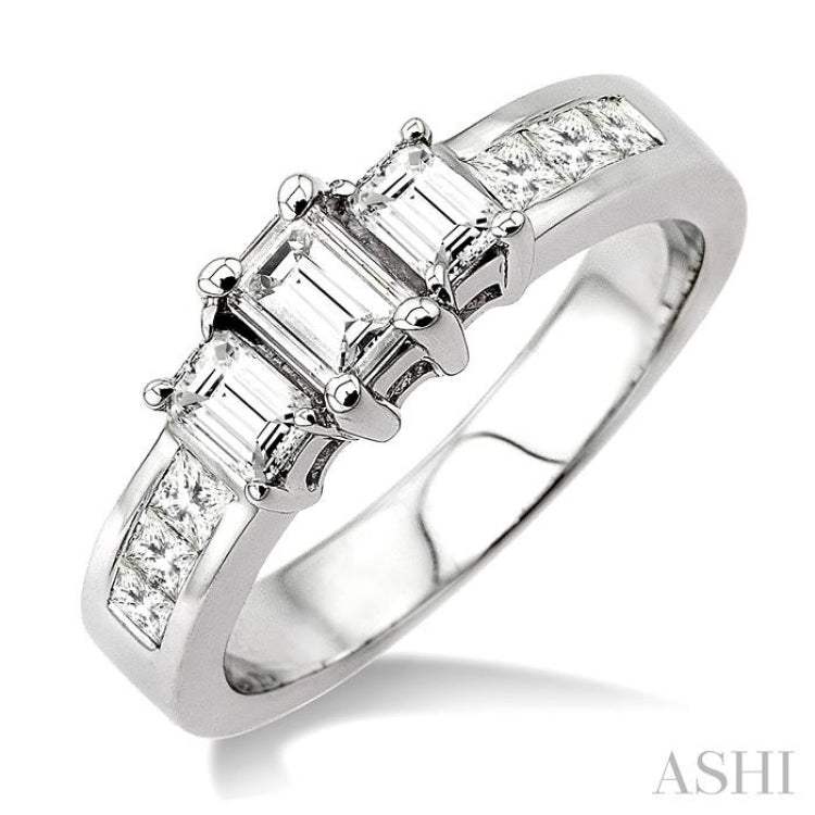 Past Present & Future Diamond Engagement Ring