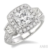 Semi-Mount Diamond Engagement Ring