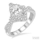 Marquise Shape Diamond Engagement Ring