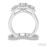 Past Present & Future Diamond Wedding Set