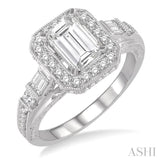 Semi-Mount Diamond Engagement Ring