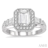 Semi-Mount Diamond Engagement Ring