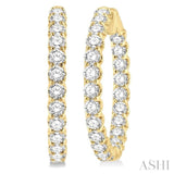 Inside-Out Diamond Hoop Earrings
